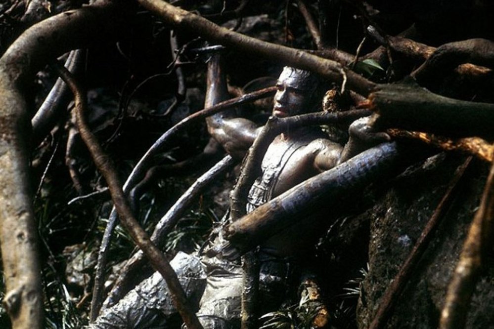 Nakonec se z Arnolda musí stát bytost džungle, aby přežil.