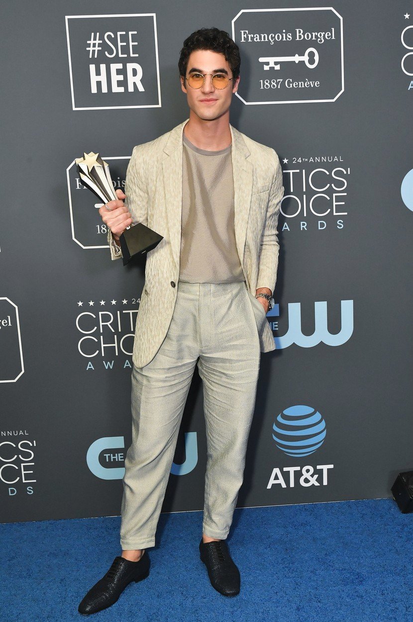 Darren Criss na předávání cen Critic&#39;s Choice Awards