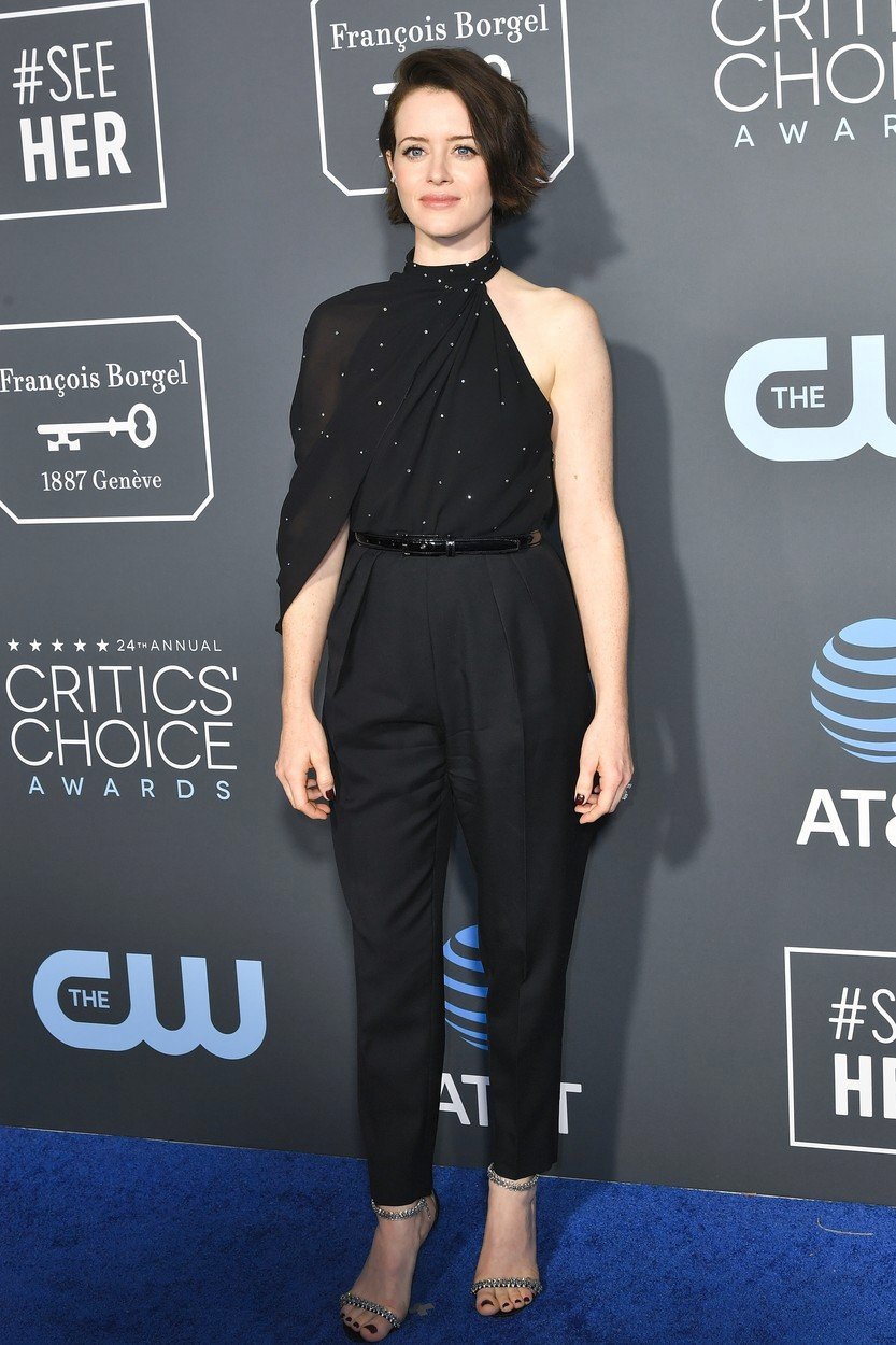 Claire Foy na předávání cen Critic&#39;s Choice Awards