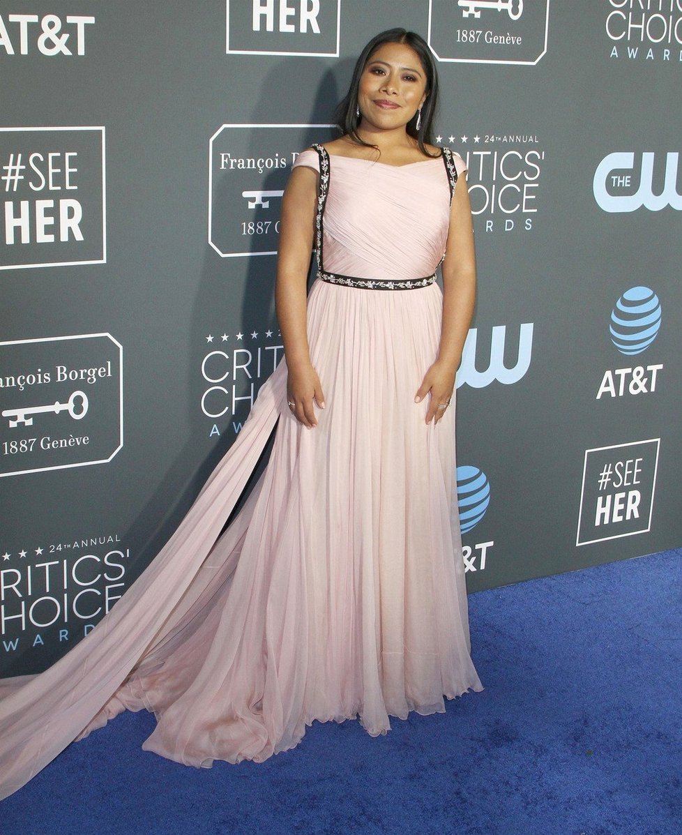 Yalitza Aparicio na předávání cen Critic&#39;s Choice Awards