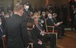 Předávání státních vyznamenání: Prezident Zeman s první dámou Ivanou (7.3.2022)