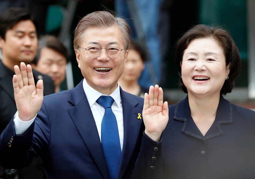 Jihokorejský prezident Mun Če-in