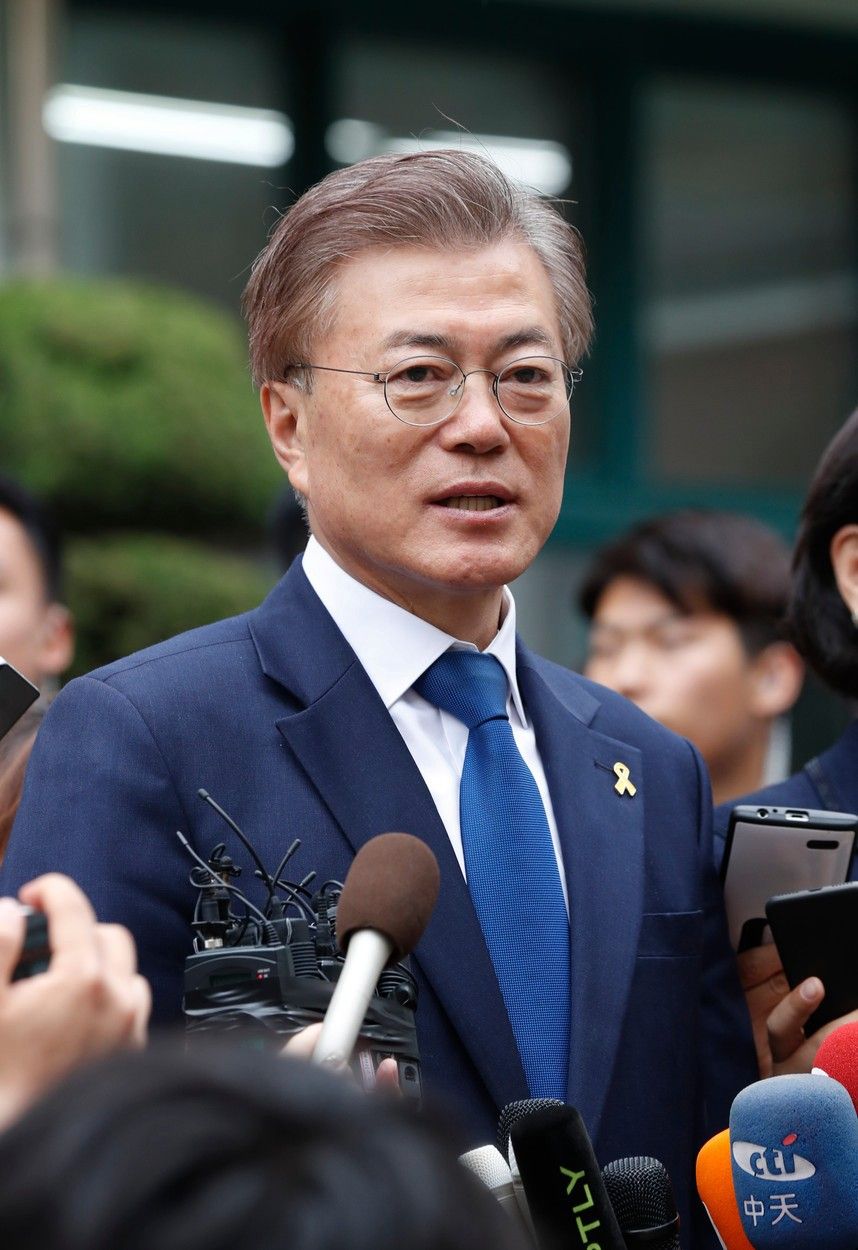 Jihokorejský prezident Mun Če-in