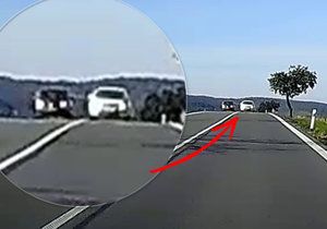 Řidič nebezpečně předjížděl u Litultovic na Opavsku pod horizontem a přes plnou čáru.