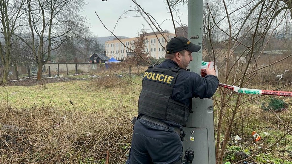 Vyšetřování požáru domku v zahradní kolonii v Předlicích (18. 02. 2023)