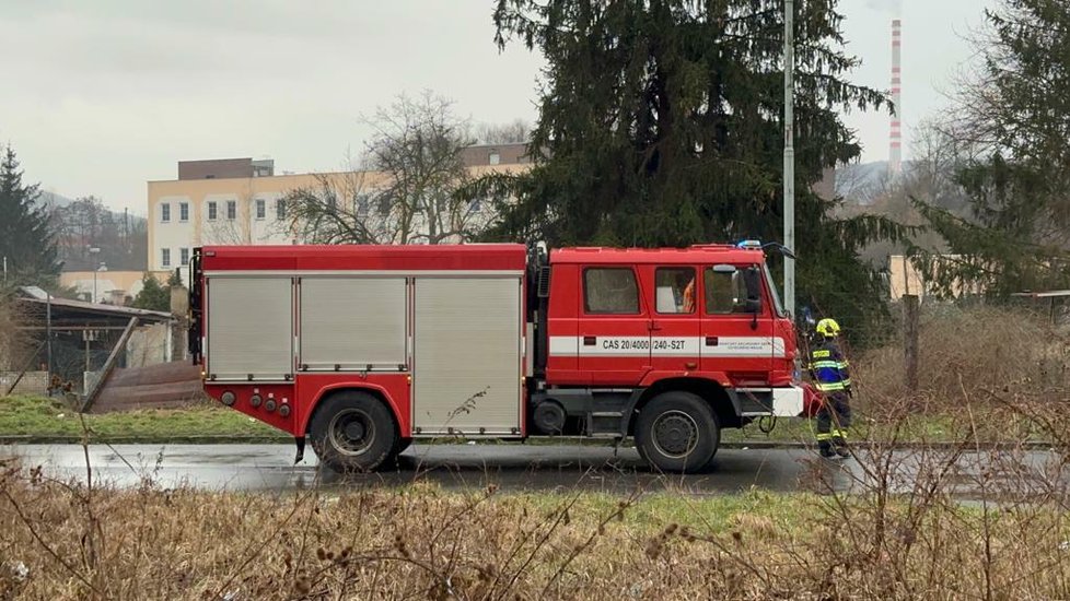 Vyšetřování požáru domku v zahradní kolonii v Předlicích (18. 02. 2023)