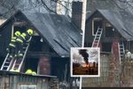 Vyšetřování požáru domku v zahradní kolonii v Předlicích. (18.02.2023)