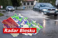 Varování meteorologů: Lijáky na Moravě mohou zvednout hladiny řek. Sledujte radar Blesku