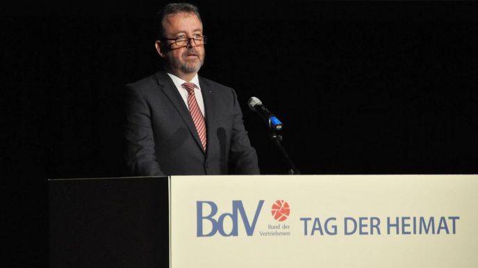 Předseda německého Svazu vyhnanců (BdV) Bernd Fabritius