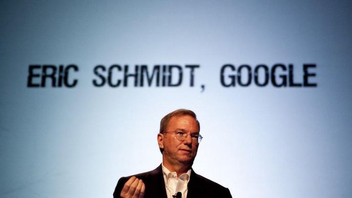 Předseda správní rady Googlu Eric Schmidt