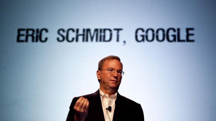 Předseda správní rady Googlu Eric Schmidt Předseda správní rady Googlu Eric Schmidt