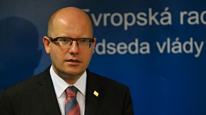 Předseda vlády Bohuslav Sobotka