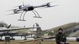 Představení armádního dronu BRUS na kbelském letišti