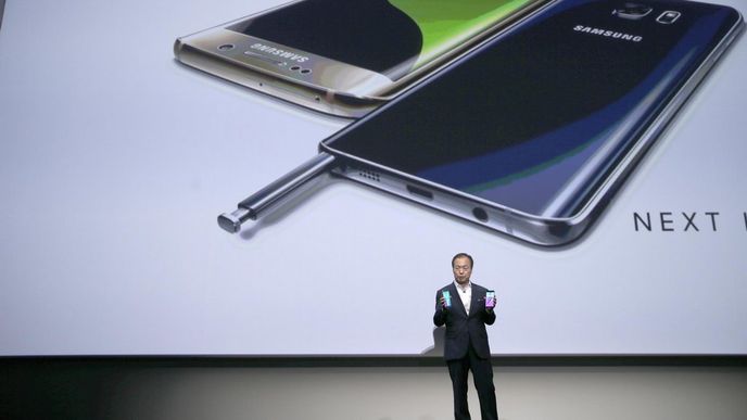 Představení nových telefonů značky Samsung