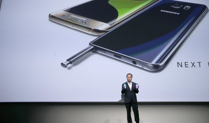 Představení nových telefonů značky Samsung