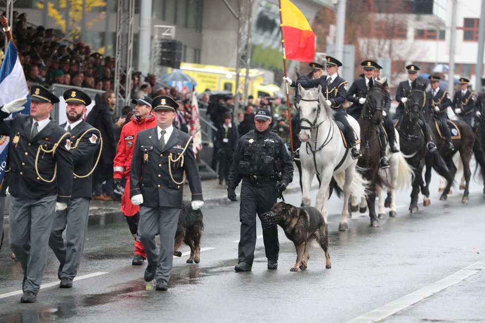 Martin Hrinko koordinoval přehlídku a ukázku policejních sil a prostředků v rámci Dne oslav 100 let vzniku ČSR v Praze na Evropské třídě 28. 10. 2018.