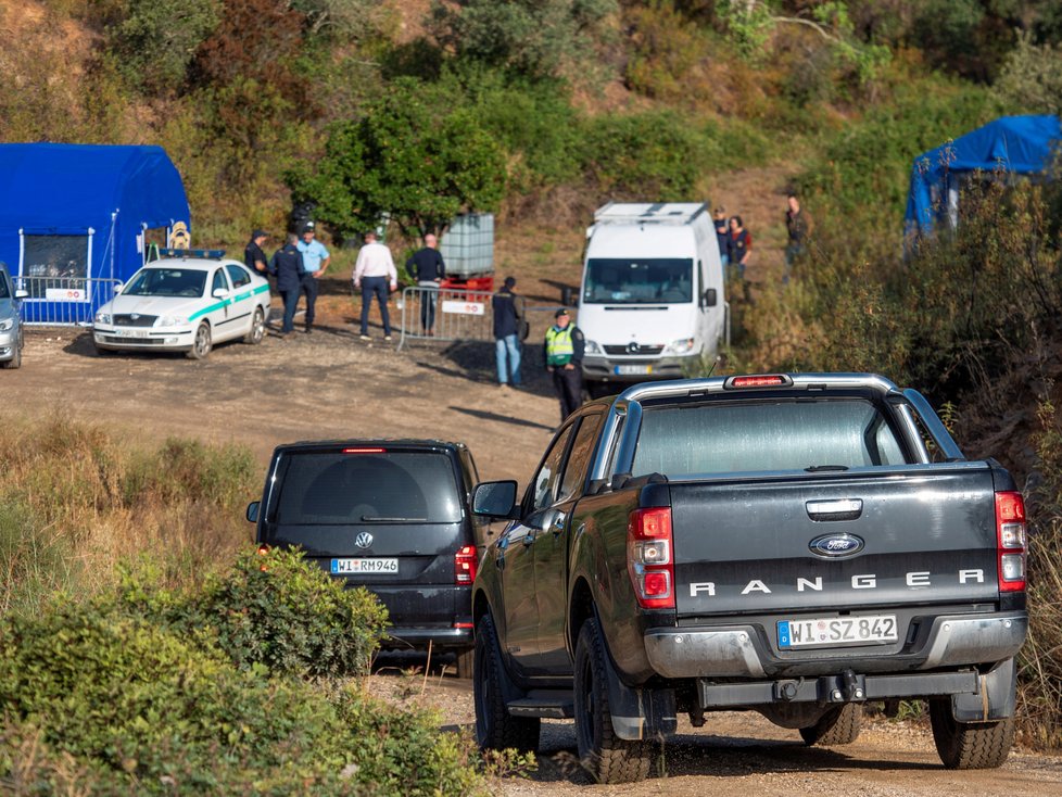 Policie pátrá v okolí portugalské přehrady Arade (květen 2023)