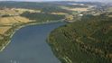 Vizualizace přehrady Nové Heřminovy na Bruntálsku, která by měla stát dvě miliardy korun.
