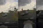 Řidič prosvištěl na červenou policistům rovnou před nosem: Ti to zveřejnili na videu