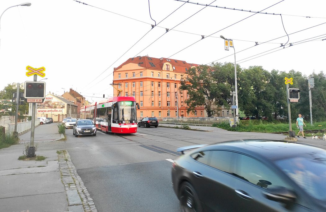 Přejezd pro tramvaje