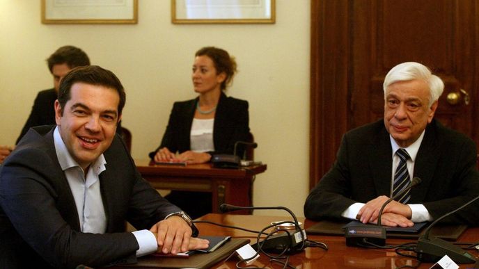 premiér Alexis Tsipras s řeckým prezidentem Prokopisem Pavlopoulosem