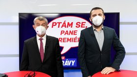 Premiér v demisi Andrej Babiš (ANO) v pořadu Ptám se, pane premiére (11.11.2021)