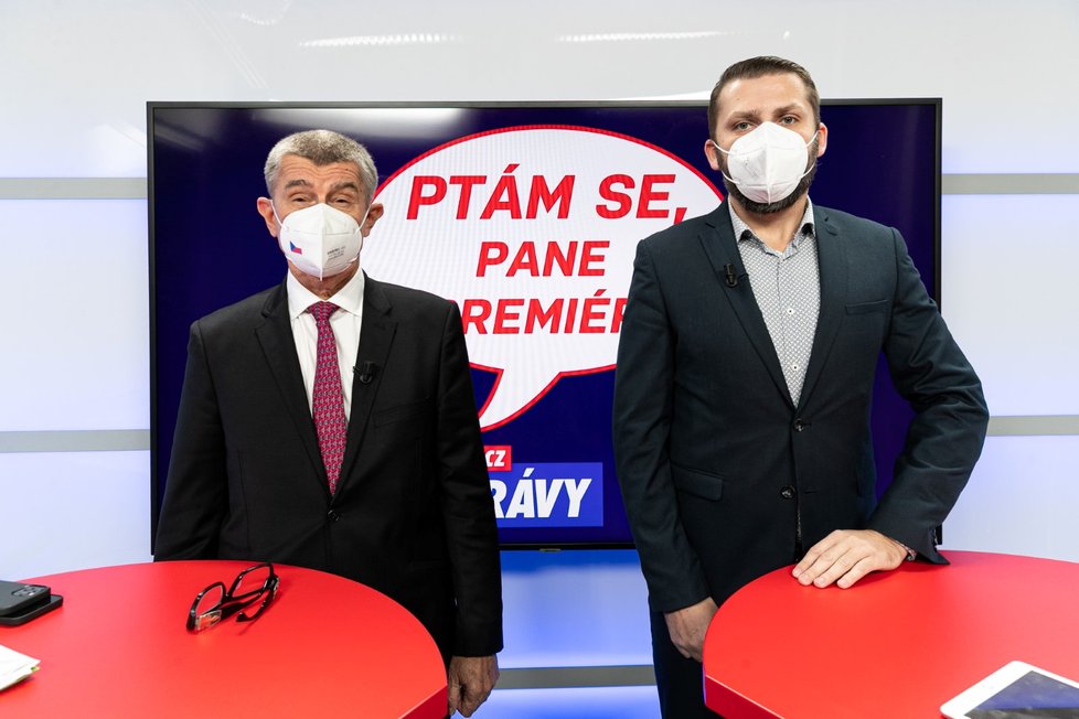 Premiér v demisi Andrej Babiš (ANO) v pořadu Ptám se, pane premiére (11.11.2021)