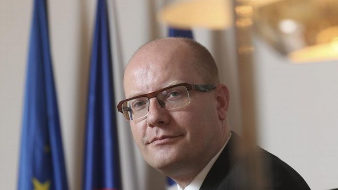 Premiér Bohuslav Sobotka (ČSSD)