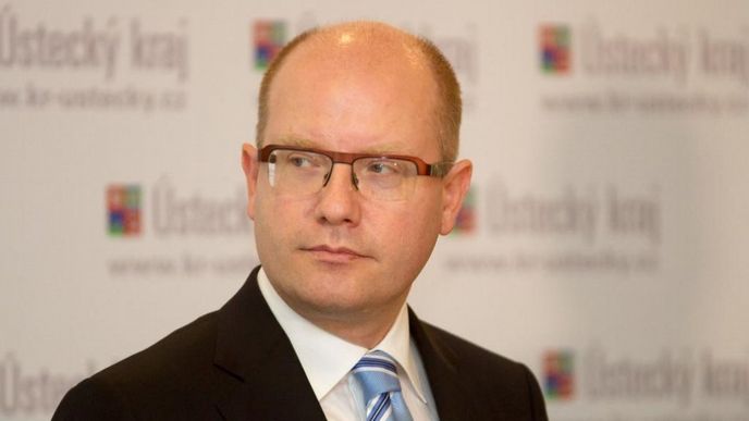 Premiér Bohuslav Sobotka (ČSSD)