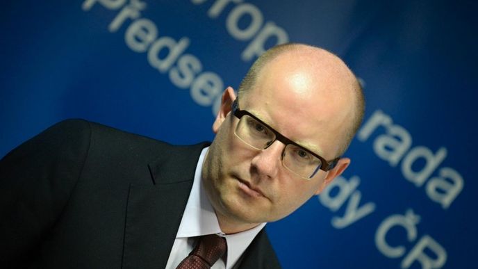 Premiér Bohuslav Sobotka