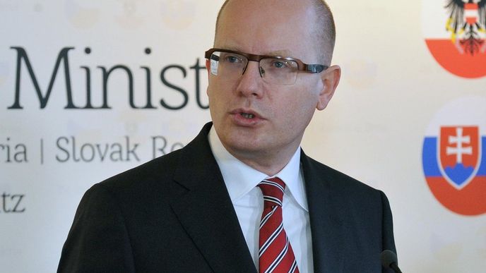 premiér Bohuslav Sobotka