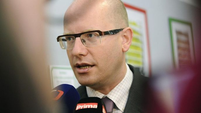 Premiér Bohuslav Sobotka