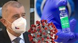 Babiš „podržel“ vakcínu AstraZeneca. A k očkování pustí příští týden i chronicky nemocné