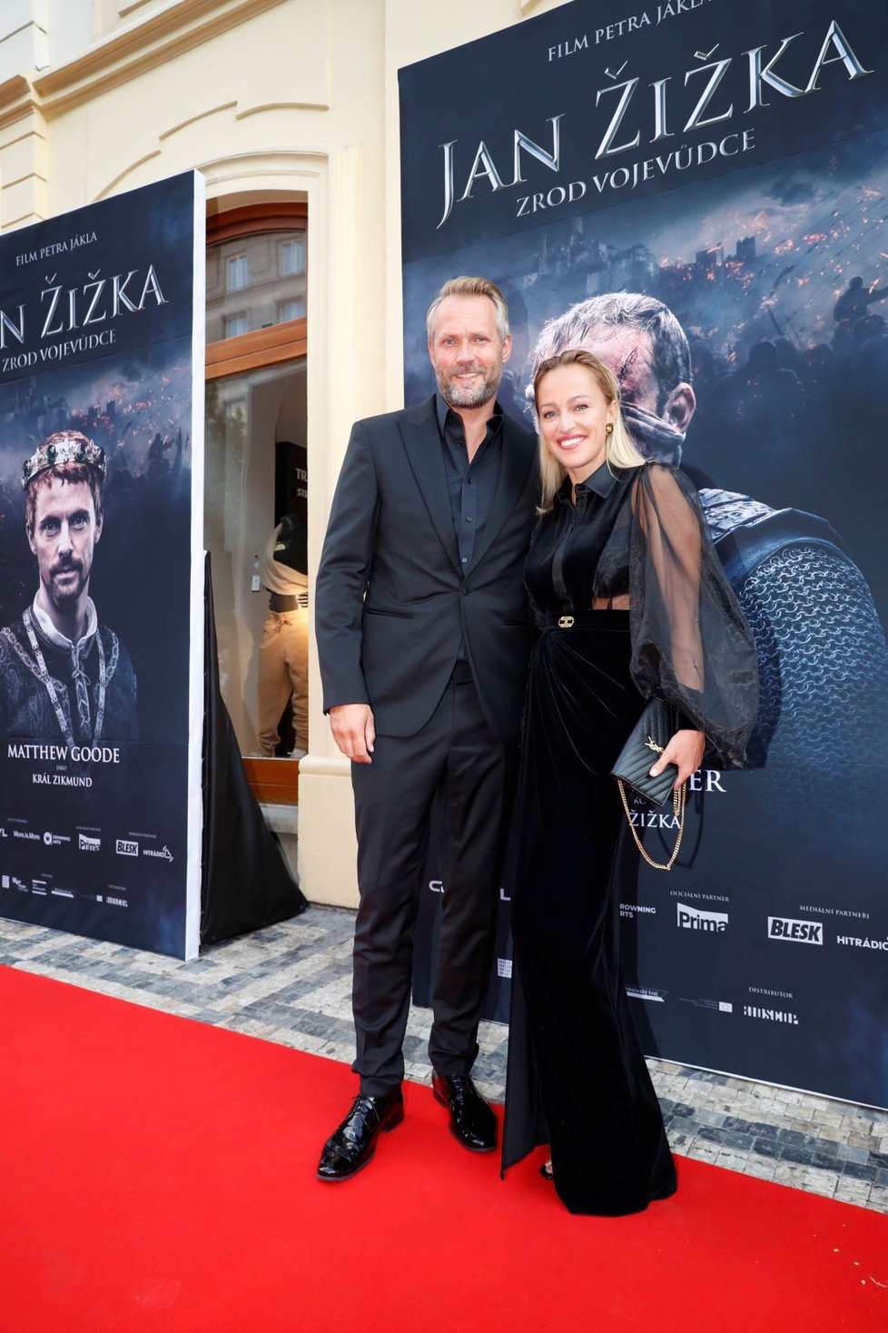 Premiéra filmu Jan Žižka: Renata Langmannová a Ondřej Novotný