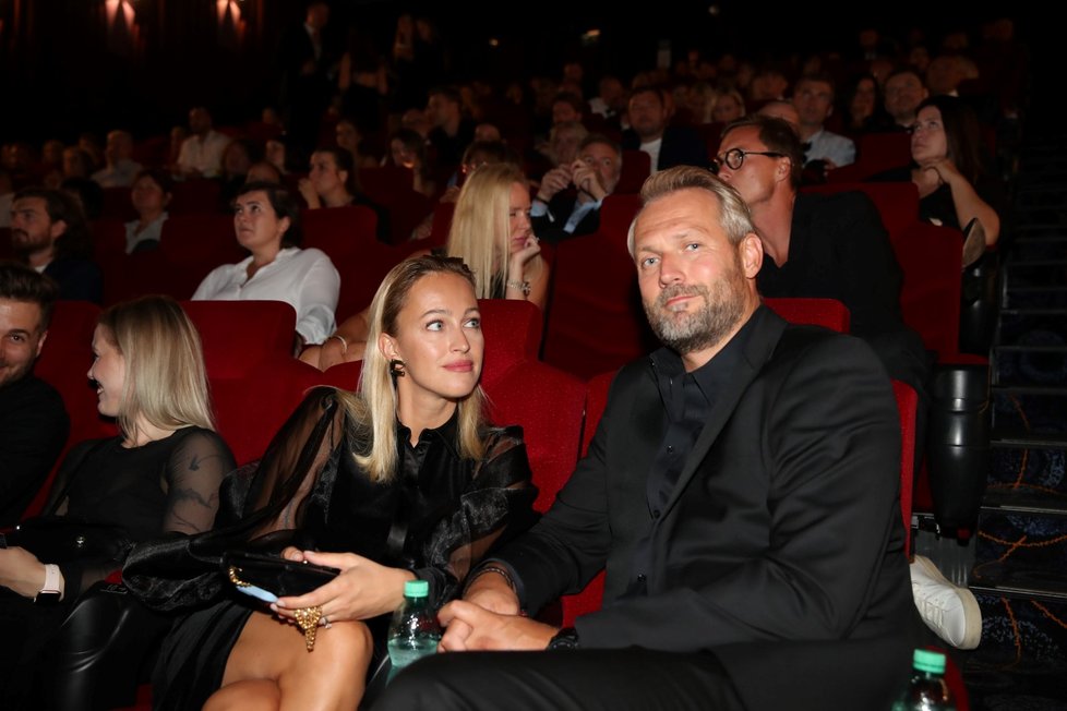 Premiéra filmu Jan Žižka: Renata Langmannová a Ondřej Novotný