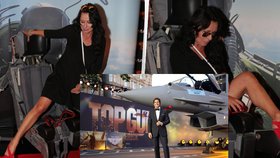 Divoká premiéra očekávaného Top Gunu: Heidi Janků málem neuhlídala rozkrok!