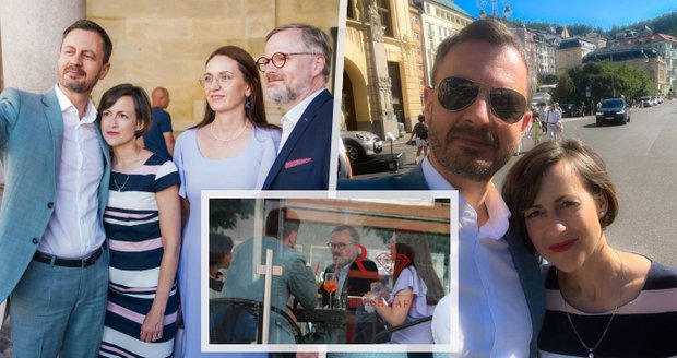 Premiér Fiala se slovenským protějškem ve Varech: Rande ve čtyřech, letní drinky i kino
