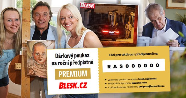 Nadělte Blesk Premium jako dárek pod stromeček