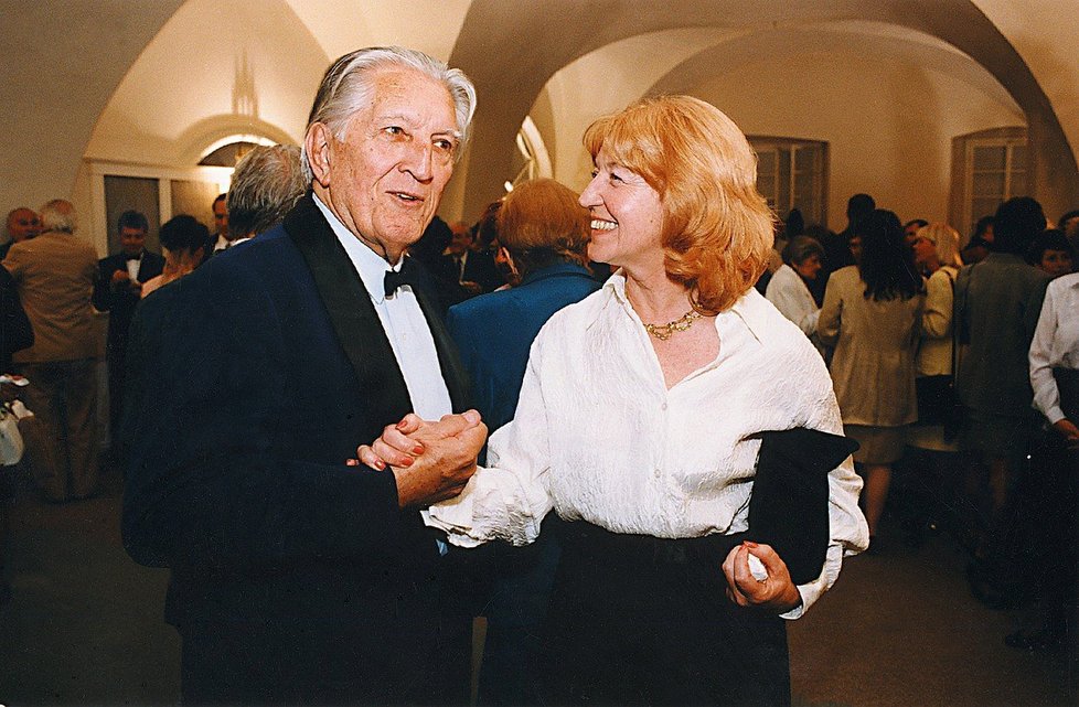 Přemysl Kočí s manželkou v roce 1997