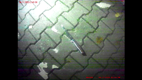 Nůž, kterým lupič ohrožoval mladou ženu v centru Brna