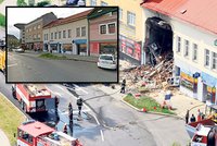 Drama v Přerově: Díky kamionu mají v domě obří díru, řidič stále v nemocnici