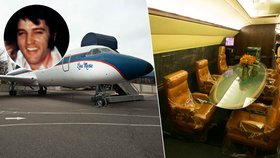 Soukromá letadla Elvise Presleyho jdou do aukce