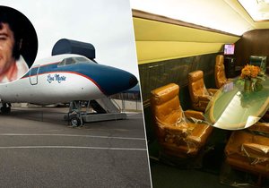 Soukromá letadla Elvise Presleyho jdou do aukce