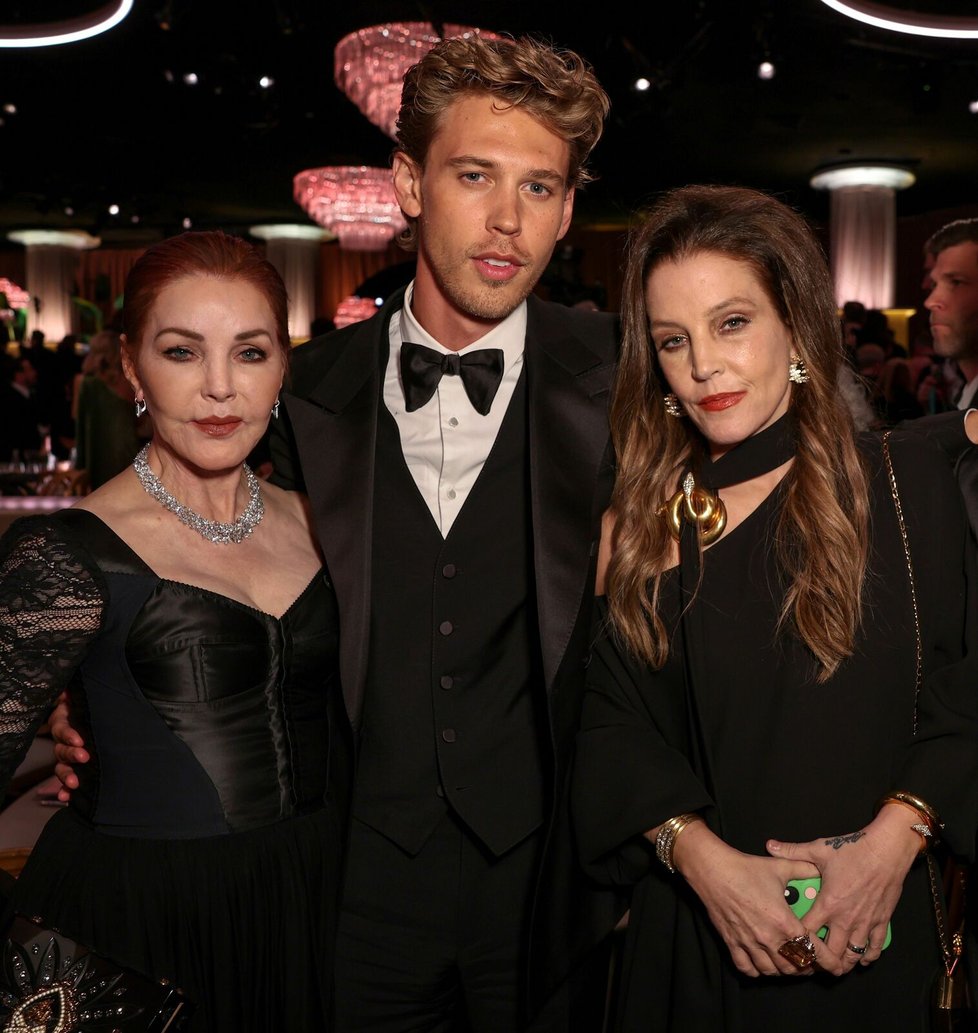 Priscilla, Lisa Marie a Austin Butler