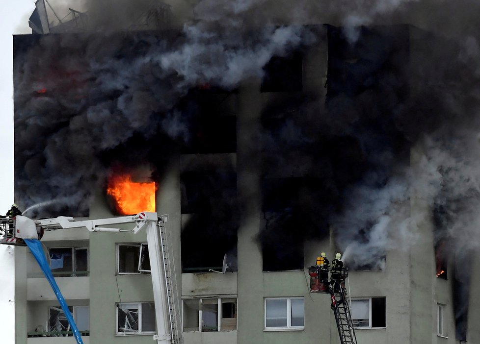 Výbuch paneláku v Prešově
