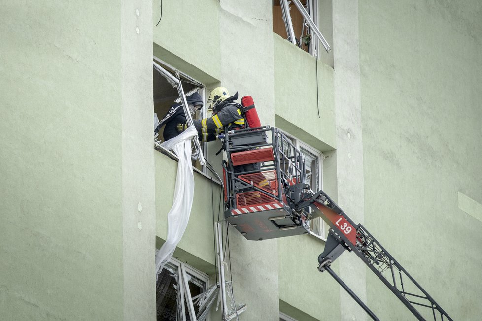 Výbuch a požár paneláku v Prešově