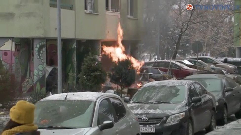 Chvíle bezprostředně po tragédii zachytila televize Markíza.