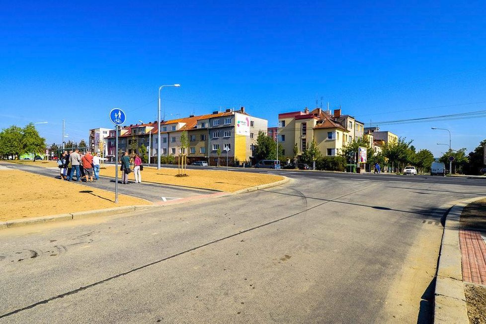Nový přestupní uzel na náměstí Milady Horákové v Plzni.