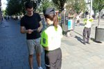 Policisté se v pondělí v centru Brna při preventivní akci zaměřili především na mladou generaci. 