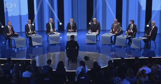 Debata prezidentských kandidátů v České televizi